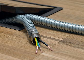 Accesorio Oculta Cables para Elementos Eléctricos Moderno Cromado